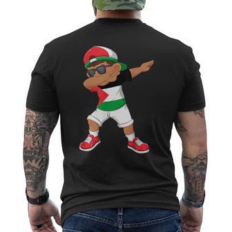 Tupfbing Boy State Der Palästina -Flagge Dab Dance Tanz T-Shirt mit Rückendruck - Seseable