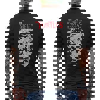 I Like Turtles Zombie Boy Skull Face Tank Top Men's Back Print T-Shirt - Monsterry