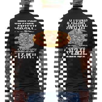 Tutti Gli Uomini Sono Uguali I Migliori Diventano Pizzaioli T-shirt da uomo con stampa posteriore - Novitaregali