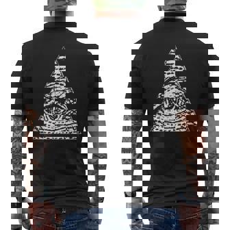 Tuttiedere Occhio Di Dio Divina Providenza Illuminati T-shirt da uomo con stampa posteriore - Novitaregali