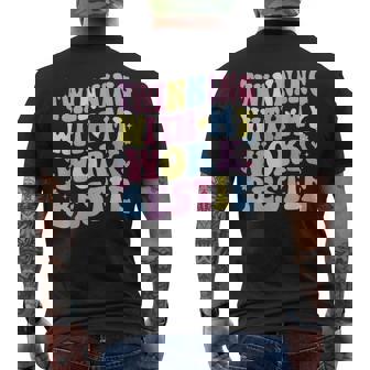 Twinning With My Work Bestie Matching Twins Day Best Friend Men's T-shirt Back Print - Thegiftio