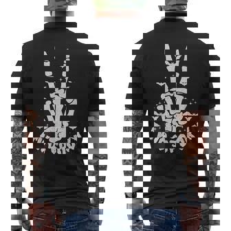 Two Spooky Second Birthday Halloween Spooky 2Nd Birthday Men's T-shirt Back Print - Thegiftio