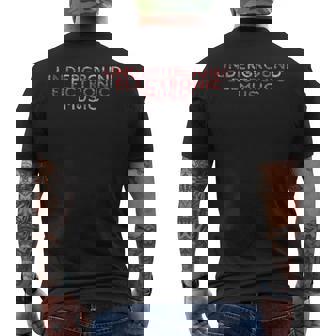 Underground Music Stile Grunge Hard Dark Acid T-shirt da uomo con stampa posteriore - Novitaregali