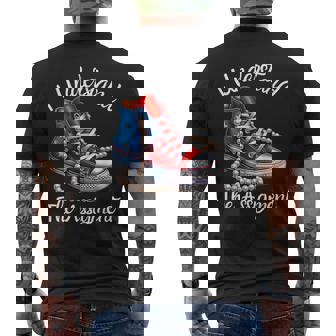 I Understand The Assignment Sneakers And Pearls Men's T-shirt Back Print - Monsterry