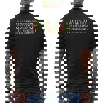 I Understood The Assignment Meme Popular Culture Trend Men's T-shirt Back Print - Monsterry