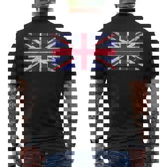 A United Kingdom Of Uk Flag For British Love London Men's T-shirt Back Print - Thegiftio UK