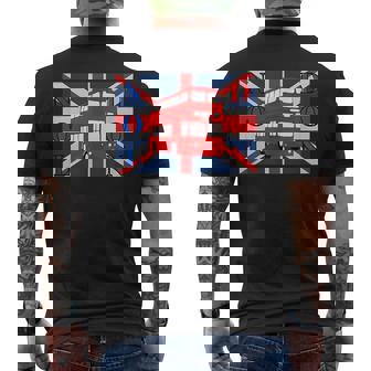 United Kingdom Flag Bus City Of London Souvenirs And Men's T-shirt Back Print - Thegiftio UK