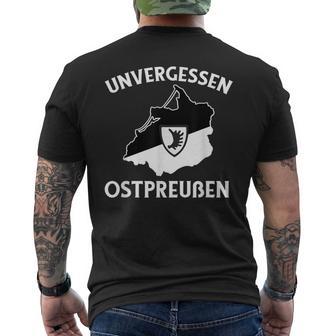 Unvergessen East Prussia T-Shirt mit Rückendruck - Geschenkecke