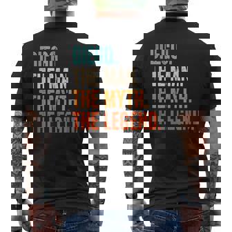 Uomo Diego The Man The Myth The Legend Nome Diego T-shirt da uomo con stampa posteriore - Novitaregali