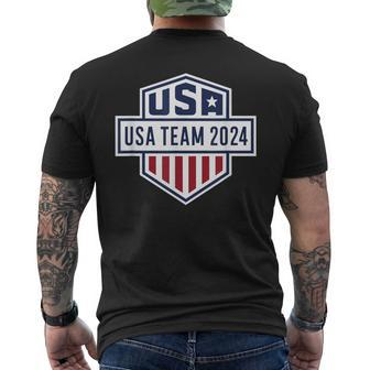 Usa 2024 Go Sport United States Sport Usa 2024 Team 2024 Usa Men's T-shirt Back Print - Monsterry