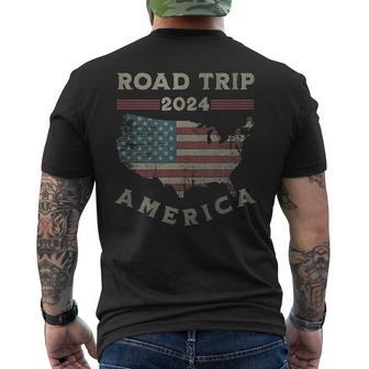 Usa Road Trip 2024 America T-Shirt mit Rückendruck - Geschenkecke