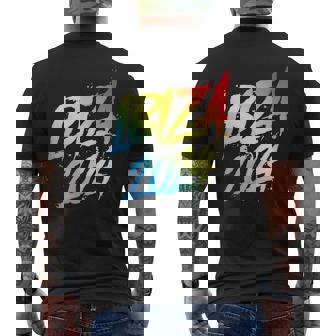 Vacaciones En Equipo En Ibiza 2024 Colorido Camiseta Hombre Estampado Espalda - Regaloses