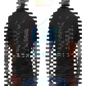 Vaporwave Culture 80S 90S Electro Music And Pop Culture Men's T-shirt Back Print - Monsterry