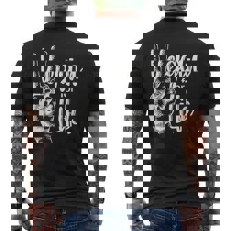 Vegan For Life Men's T-shirt Back Print - Thegiftio UK