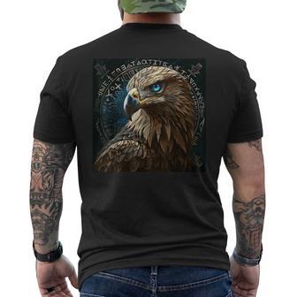 Viking Eagleedrfölnirikings Runesalhalla Celtic T-Shirt mit Rückendruck - Geschenkecke