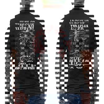 Viking T Odin Vikings Vintage 1966 Birthday Men's T-shirt Back Print - Thegiftio