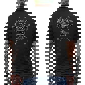 Vikingo Guerreros Nórdicos Edad Mediaikingos Camiseta Hombre Estampado Espalda - Regaloses
