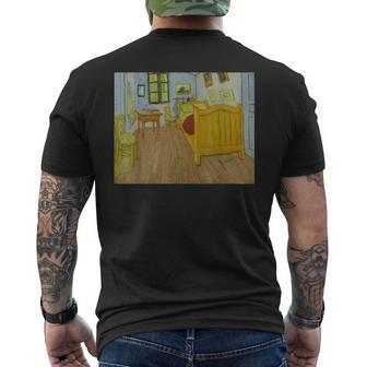 Vincentan Gogh Bedroom In Arles T-Shirt mit Rückendruck - Geschenkecke