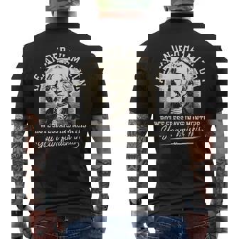 Vintage Alexander-Hamilton Wrote 51 Essays In 6 Months Quote Men's T-shirt Back Print - Monsterry