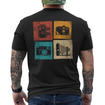 Vintage Analogue Photography Cameras Retro Film Photography T-Shirt mit Rückendruck - Geschenkecke