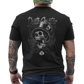 Vintage Death Cheater Skull T-Shirt mit Rückendruck - Geschenkecke