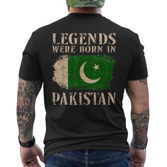 Vintage Pakistan Flag S T-Shirt mit Rückendruck - Geschenkecke