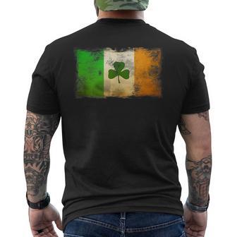 Vintage Flag Ireland Grunge Distressed Irish Top T-Shirt mit Rückendruck - Geschenkecke