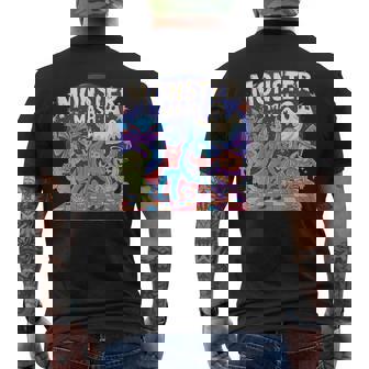 Vintage Monster Mash Halloween Candy Handers Men's T-shirt Back Print - Thegiftio UK