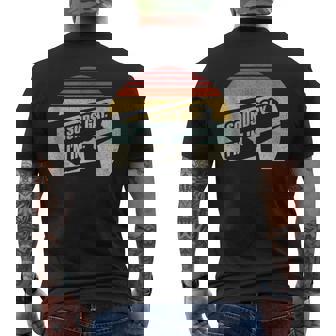 Vintage Retro Gay Pride Sounds Gay I'm In Lgbtq Men's T-shirt Back Print - Monsterry