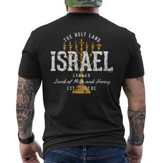 Vintage Style Retro Israel S T-Shirt mit Rückendruck - Geschenkecke