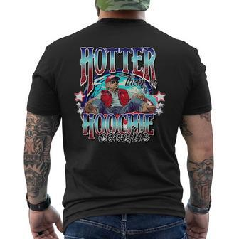 Viral Trump Hotter Than A Hoochie Coochie Trump Summer Vibes Men's T-shirt Back Print - Monsterry CA