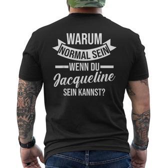 Vorname Jacqueline T-Shirt mit Rückendruck - Geschenkecke