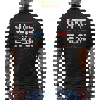 Vote Felon Trump 2024 45 And 47 Pocket Men's T-shirt Back Print | Mazezy