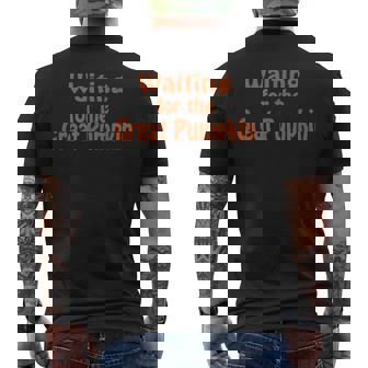 Waiting For The Great Pumpkin Men's T-shirt Back Print - Monsterry