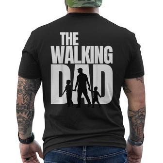 The Walking Dad Papa Papiateratertag Geschenk T-Shirt mit Rückendruck - Geschenkecke