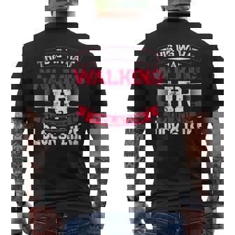 This Is What A Walking Hr Violation Looks Like Payroll Job Men's T-shirt Back Print | Seseable UK