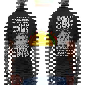 Wanna Taco Bout Jesus Cinco De Mayo Let's Fiesta Men's T-shirt Back Print - Thegiftio UK
