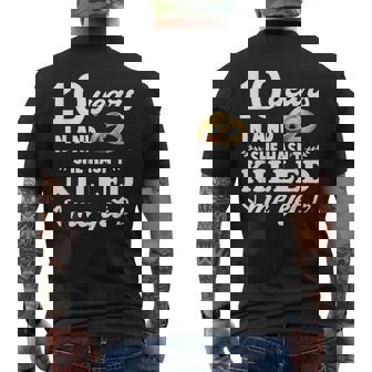 Wedding Anniversary Tin Wedding 10 Years Married Men's T-shirt Back Print - Thegiftio UK