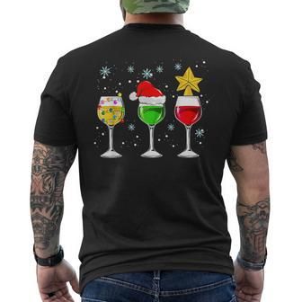 Weihnachten Prosecco Wein Lustiges Sekt Weinglas Geschenk T-Shirt mit Rückendruck - Geschenkecke