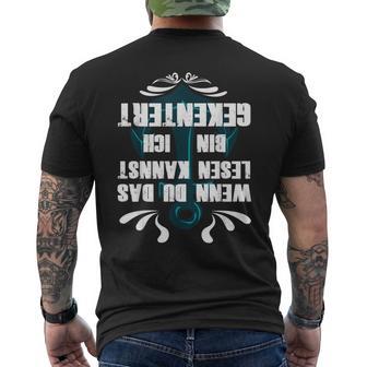 Wenn Du Das Lesen Kann Bin Ich Kentert Wenn Du Das Lesen Kann Bin Ich Kent T-Shirt mit Rückendruck - Geschenkecke