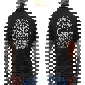 We're Trouble When We Are Together Fun Cousins Weekend 2024 Men's T-shirt Back Print - Thegiftio UK