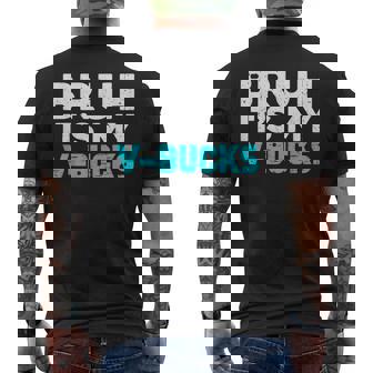 Will Work For Bucks V Present Bucks Rpg Gamer Youth Men's T-shirt Back Print | Seseable CA
