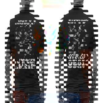 Without The Lab You'Re Only Guessing Lab Week Scientist Men's Back Print T-Shirt - Monsterry