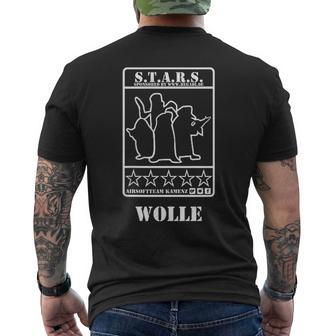 Wolle Logo Weiß T-Shirt mit Rückendruck - Geschenkecke