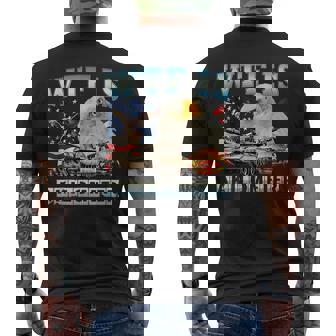 Wtf Is A Kilometer Political Men's T-shirt Back Print - Thegiftio