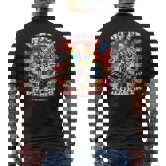 Wtf Is A Kilometer George Washington 4Th Of July Men's T-shirt Back Print - Thegiftio