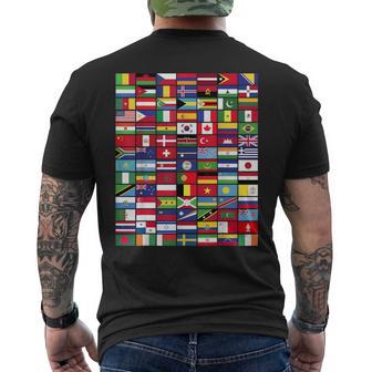 Xavi Birthday Flags Men's T-shirt Back Print - Monsterry