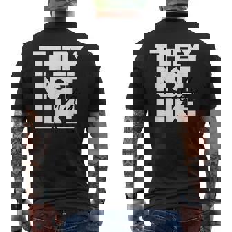 They Not Like Us Educator Men's T-shirt Back Print - Thegiftio UK