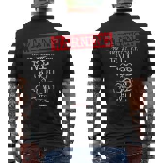 Yahweh Warning They Will Call Evil Good And Good Evil Men's Back Print T-Shirt - Monsterry