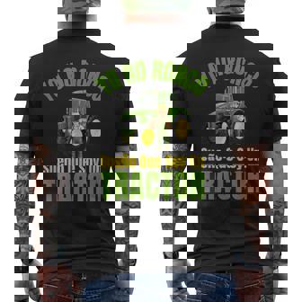Yo No Ronco Sueño Que Soy Un Tractor Agricultor Camiseta Hombre Estampado Espalda - Regaloses